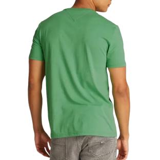 T-shirt Vert Homme Tommy Hilfiger Tjm X Slim Jaspe vue 2