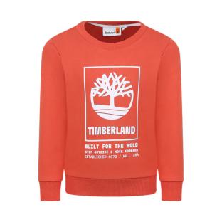 Sweat Terracotta Garçon Enfant Timberland T60075 vue 0