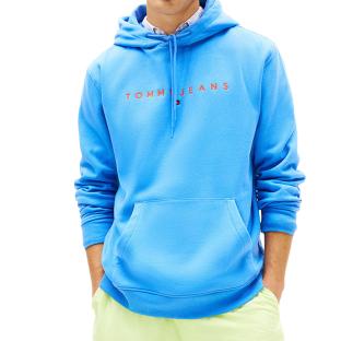 Sweat Turquoise Homme Tommy Hilfiger Washed DM0DM20746 vue 0