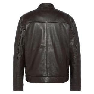 Blouson en cuir Marron Homme Schott Blouson WILLIAM vue 2