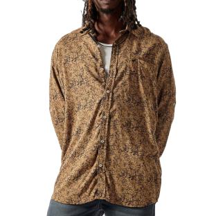 Chemise Camel/Marine Homme Kaporal CEBU pas cher