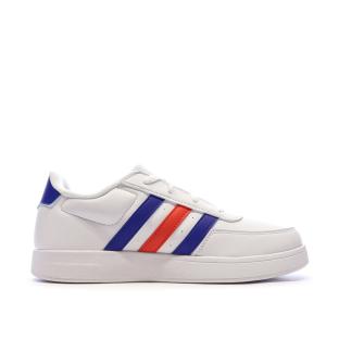 Baskets Blanches Junior Adidas Breaknet 2.0 vue 2