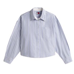 Chemise Bleu Femme Tommy Hilfiger Oxford vue 2