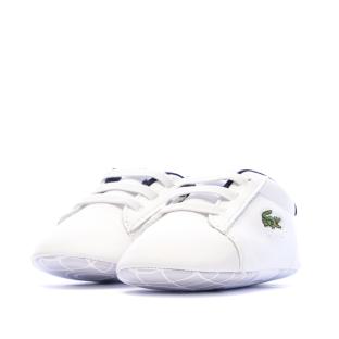 Baskets Blanches/Marine Bébé Lacoste Carnaby Set 225 vue 0