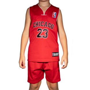 Chicago Bulls Ensemble de basketball Rouge/Noir Enfant Sport Zone vue 0