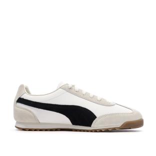 Weiße/beige/schwarze Herren-Sneaker Puma Arizona Retro Ansicht 0