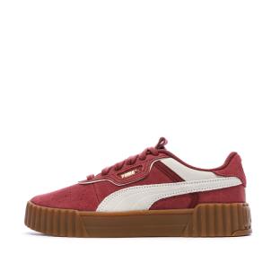 Baskets Rouge Femme Puma Carina 3.0 Luxe vue 0