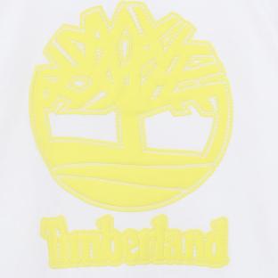 Weiß/Gelbes T-Shirt für Jungen von Timberland T60482 Ansicht 0