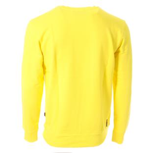 Sweat Jaune Homme Supreme Grip Mark vue 2