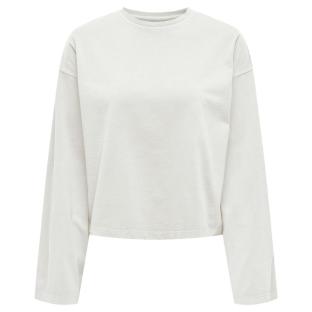 T-Shirt Manches Longues Blanc Femme JDY Washed vue 0