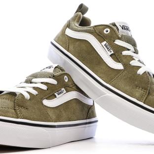 Baskets Vert Olive Fille Vans Filmore vue 7