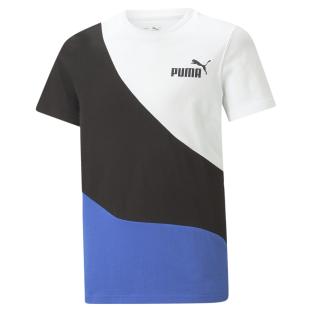 T-shirt Noir/Blanc Garçon Puma 674231 pas cher