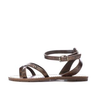 Sandales Marrons Femme Chattawak PERLA pas cher