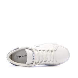 Baskets Blanches/Grises Ado Lacoste T-clip vue 0