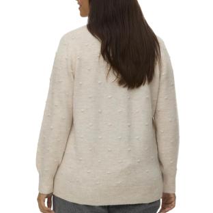 Pull Beige Femme Vero Moda Curve Francesca vue 0