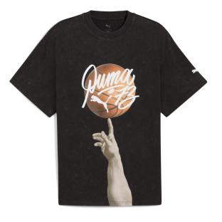 T-Shirt Noir Homme Puma Dylan Exhibit vue 0
