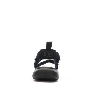 Sandales Noires Homme Hey Dude Carson vue 7