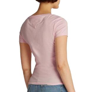 T-shirt Rose Femme Tommy Hilfiger Aruba vue 2