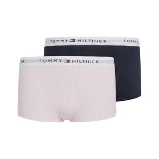 2x Shorty Rose/Marine Fille Tommy Hilfiger UG0UG00753 vue 2