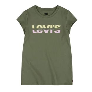 T-shirt Kaki Fille Levi's 4ED482 pas cher