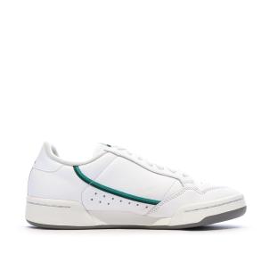 Baskets Blanches Mixte Conti Adidas Continental 80 vue 0