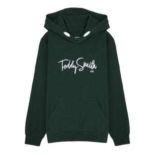 Sweat à Capuche Vert Foncé Garçon Teddy Smith Evry1 vue 0