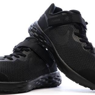Baskets Noires Garçon Nike Revolution 6 vue 7