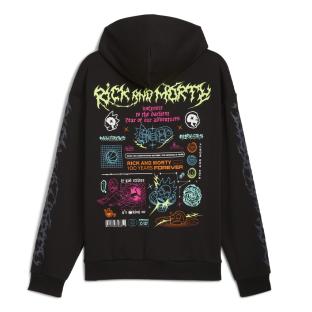 Sweat Noir Homme Puma Hoops X Rick And Morty vue 0