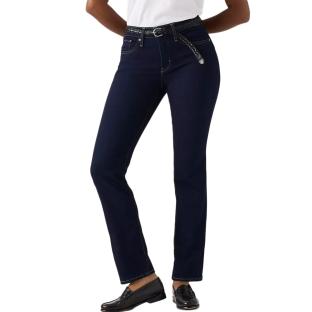Jean 314 Bleu Foncé Brut Femme Levi's Shaping Shaping pas cher
