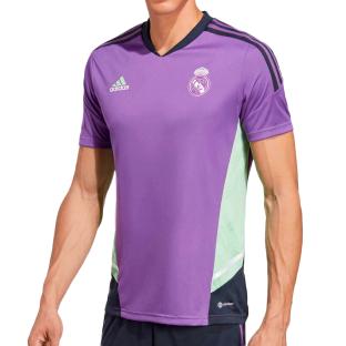 Real Madrid Maillot Training Violet Homme Adidas pas cher