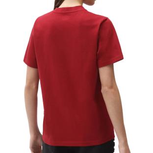 T-shirt Rouge Femme Dickies Icon Logo vue 2