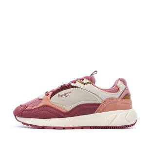 Baskets Rose/Beige Femme Pepe jeans Marlon vue 0