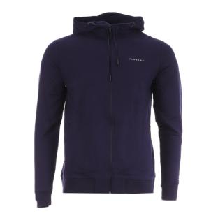 Sweat Zippé Marine Homme Hungaria Ebeko pas cher