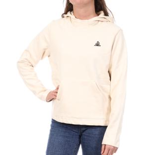 Sweat à Capuche Écru Femme Le Coq Sportif Hoody N°8 vue 0