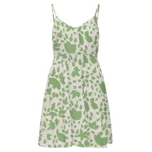 Robe Beige/Verte Femme Only Selina vue 0