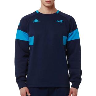 Sweat Marine/Turquoise Garçon Kappa Adofod Alpine F1 pas cher