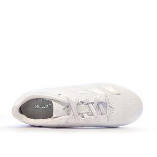 Chaussures de Foot Blanches Junior Adidas Predator League FG vue 4