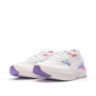 Baskets Rose/Blanc Femme Puma Bouncy vue 6
