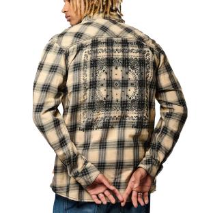Chemise Noire/Beige Homme Kaporal BERCO vue 2