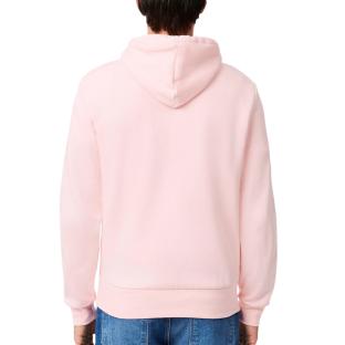 Sweat Rose Pale Homme Lacoste En Mollet vue 2