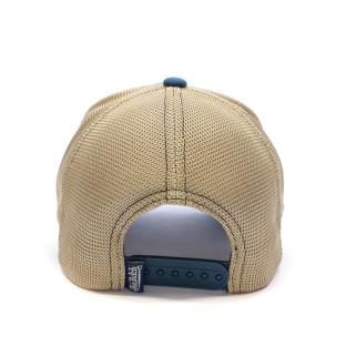Casquette Beige/Bleu Homme Von Dutch Terry vue 3