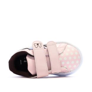 Baskets Rose Bébé Fille Adidas Minnie Grand Court vue 0