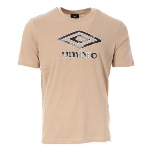 T-Shirt Beige Homme Umbro Stac vue 0