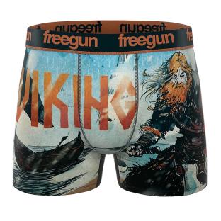 Boxer Bleu Garçon Freegun Viking vue 0