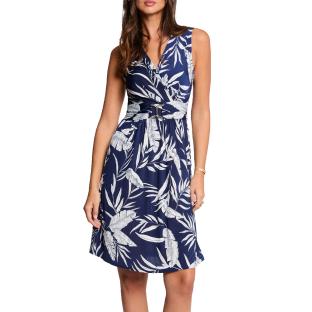 Robe Marine/Blanche Femme Morgan RFLERIA vue 0