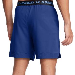 Short de Running Bleu Homme Under Armour Vanish Woven 1373718 vue 2