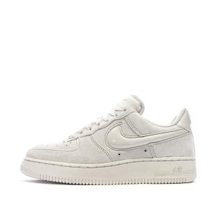 Baskets Beige Mixte Nike Air Force 1 '07 Trend vue 0