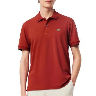 Polo Terracotta Homme Lacoste Maille vue 0