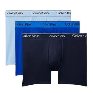 X3 Boxers Bleu/Marine Homme Calvin Klein Jeans Boxer Brief vue 0
