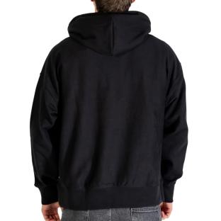 Sweat à Capuche Noir Homme Calvin Klein Jeans Premiums vue 0